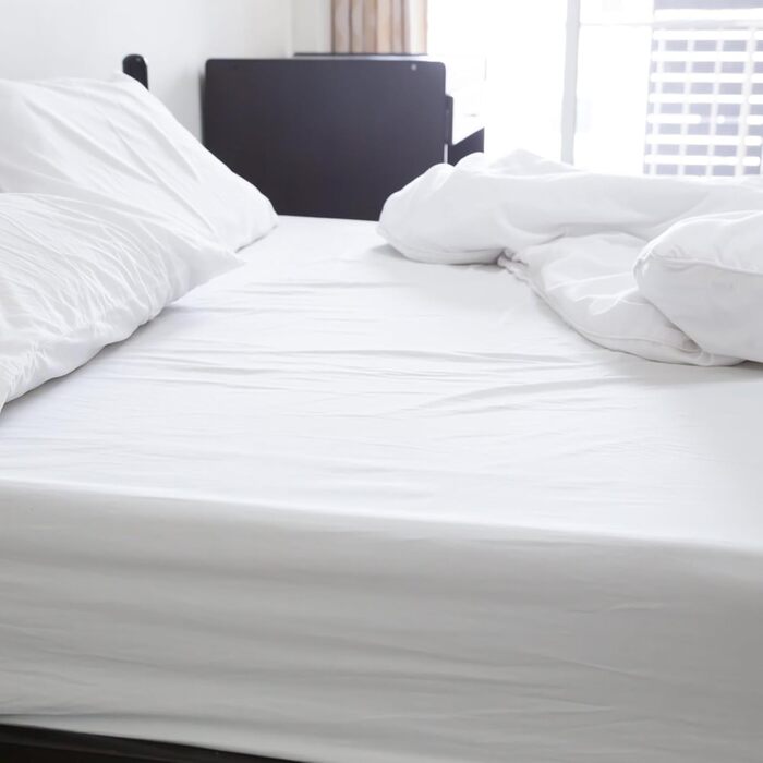 Предметний комплект постільної білизни/простирадл/домашніх рушників 168x244 - Плоске простирадло з мікрофібри, надзвичайно м&39яке, біле, прості класичні готельні простирадла без гумки, плоске простирадло, домашній рушник, білий 2, 8-