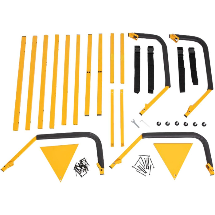 Стійка для каяка, 2 шт., 73x62,3x142 см, окремостояча, складна підставка для каяка, стійка для зберігання на підлозі, вантажопідйомність 100 кг для каное, дощок для веслування та дощок для серфінгу