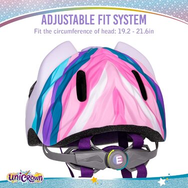 Дитячий велосипедний шолом - 3D шолом єдинорога та шолом акули для дівчаток, хлопчиків 3-8 років, регульований дитячий шолом для в