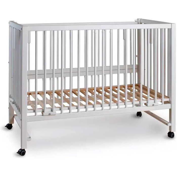 Дитяче ліжко/приліжко tiSsi XXL HAJO, бук, білий, 120x60 см