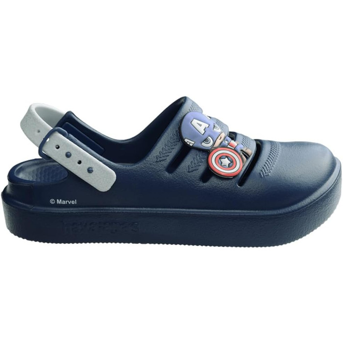 Дитячі сабо Havaianas Unisex Kinder Marvel, 12/13, темно-сині