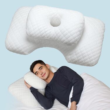 Подушки для полегшення болю в шиї та плечах, 2 подушки для спини, з&39єднані намистом, відповідні подушки для спини, орієнтовані на спину (чоловічі)