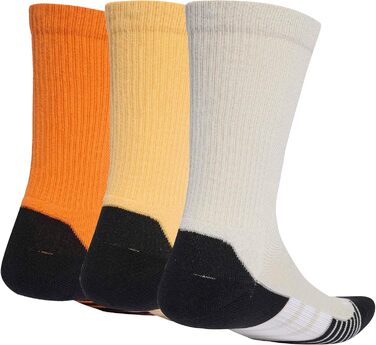 Шкарпетки adidas Unisex Performance CLIMACOOL з амортизацією, 3 шт., 40-42, колір помаранчевий/напівкрижаний мандариновий/орбітально-сірий