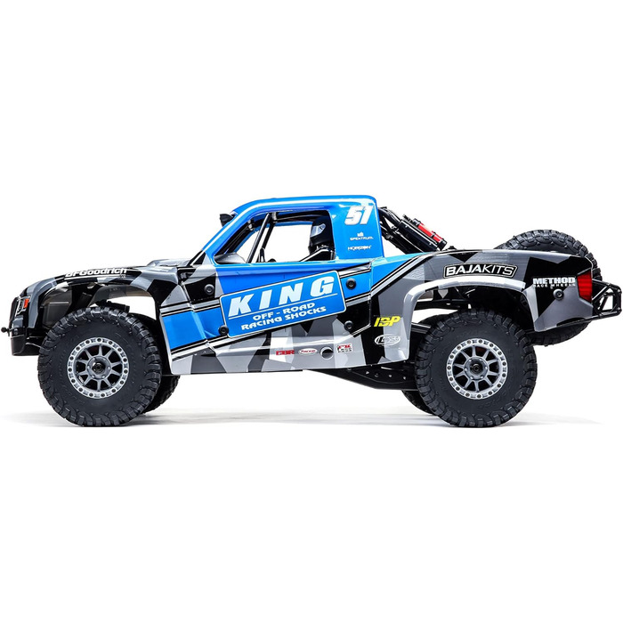 Безколекторний пустельний позашляховик, Синій, 1/6 Super Baja Rey King Shocks 8S 4X4 RTR