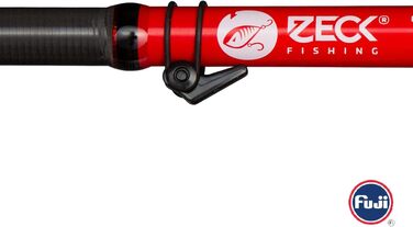 Спінінгове вудилище Zeck Predator 2.40m 80g Troy - туристичне вудилище для лову щуки та судака, вудилище для лову щуки, вудилище для риболовлі, вудилище на блешню, вудилище з м&39якого пластику