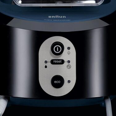 Парова прасувальна станція Braun CareStyle 5 IS 5145 WH - парова праска з підошвою FreeGlide 3D та функцією Eco, 2400 Вт, паровий