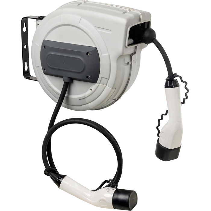 Як - Котушка Schwabe для зарядного кабелю електромобіля типу 2 8 м - 11 кВт / 400 В / 16 А / 3-фазна - Котушка для зарядного кабел