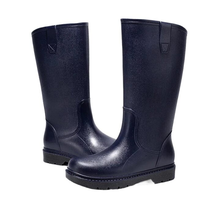 Чоловічі гумові чоботи, черевики для активного відпочинку, гумові чоботи для чоловіків, нековзні, зручні, водонепроникні, фіолетові, розмір 42 EU