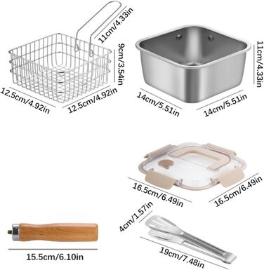 Набір посуду з нержавіючої сталі для кемпінгу, багатофункціональний, для смаження, приготування їжі на свіжому повітрі та портативного спорядження для кемпінгу, походів, нержавіюча кемпінгова плита