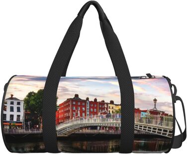 Містка дорожня сумка-мішок, спортивна сумка для подорожей Дублін, чорна, універсальний розмір