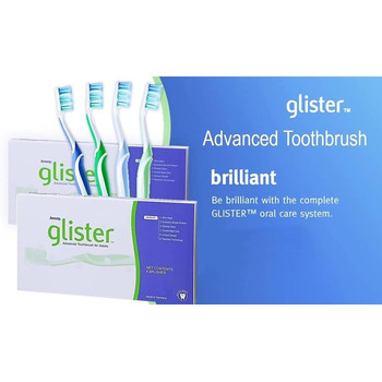 Високоякісна зубна щітка GLISTER - 4 шт. и - Amway - (артикул 100957)