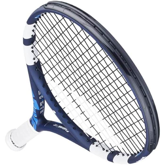 Тенісна ракетка Babolat Drive Junior, синьо-червона, графітова та алюмінієва рама, легка 230 г, ідеально підходить для юних гравців віком 9-11 років