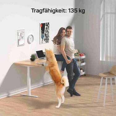 Рама столу DeHong з регулюванням висоти та 2 двигунами, 3-рівнева регульована по висоті рама столу з пам&39яттю налаштувань та функцією плавного запуску/зупинки