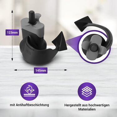 Заміна двостороннього ковша для важеля мішалки Tefal Actifry SS-990596 / Поворотний важіль для фритюрниці AL80, FZ70, FZ71, GH80 Запчастини Tefal Actifry