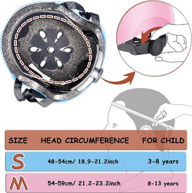 Регульований шолом для дітей та захисне спорядження наколінники налокітники налокітники на зап'ястя рожевий M (8-13 років)