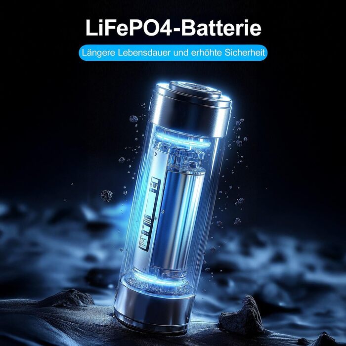 Кемпінгова електростанція Revolt Powerstation Електрична станція та сонячний генератор потужністю 89,6 Втгод, 230 вольт, 100 Вт (літій-літій-полімерний акумулятор, з виходом 12 вольт, ноутбук)