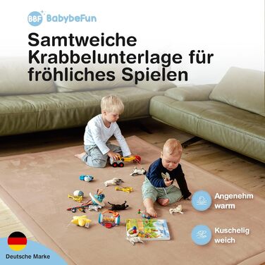 Килимок для повзання дитячий надзвичайно м'який ігровий килимок товщиною 3 см високоякісна піна з пам'яттю килимок для повзання 15