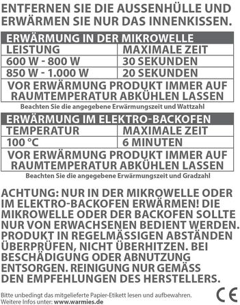 Плюшева іграшка Warmies Міні-качкодзьоб з нагрівом та знімним наповнювачем з проса та лаванди, 20 см, 280 г (ексклюзивний дизайн Warmies для Greenlife Value), різнокольорова, (1 упаковка)