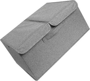 Складаний контейнер Jonlaki для товстих шкарпеток з подвійною кришкою для одягу, бюстгальтерів та аксесуарів темно-сірий (темно-сірий)