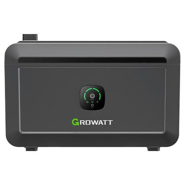 Система накопичення енергії Growatt NOAH 2000 для балкону, ємність акумулятора 2048 Вт, сумісна з балконними електростанціями, IP66, понад 6000 циклів зарядки, 10-річна гарантія, встановлення Plug & Play за 5 хвилин