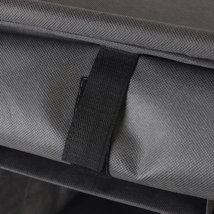 Стійка для взуття Relaxdays, 16 відділень, тканинна шафа для взуття зі шторкою, ВxШxГ 65 x 85 x 35,5 см, шафа для кемпінгу, сіра