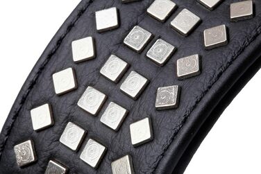 Ошийник Karlie Vintage з пряжками, 60 см x 50 мм, чорний