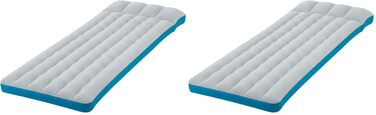 Надувний матрац Intex Camping 72x189x15 см (упаковка з 2 шт.) одномісний