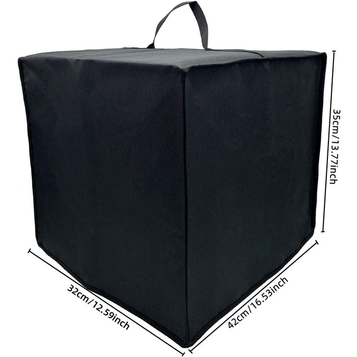 Термостійкий, водонепроникний, пилонепроникний захисний чохол із нейлонової тканини для Philips Airfryer 5000 Series XXL, 7,2-літрова фритюрниця 16-в-1/двозонна фритюрниця Ninja Foodi MAX AF400EU, 9,5 л