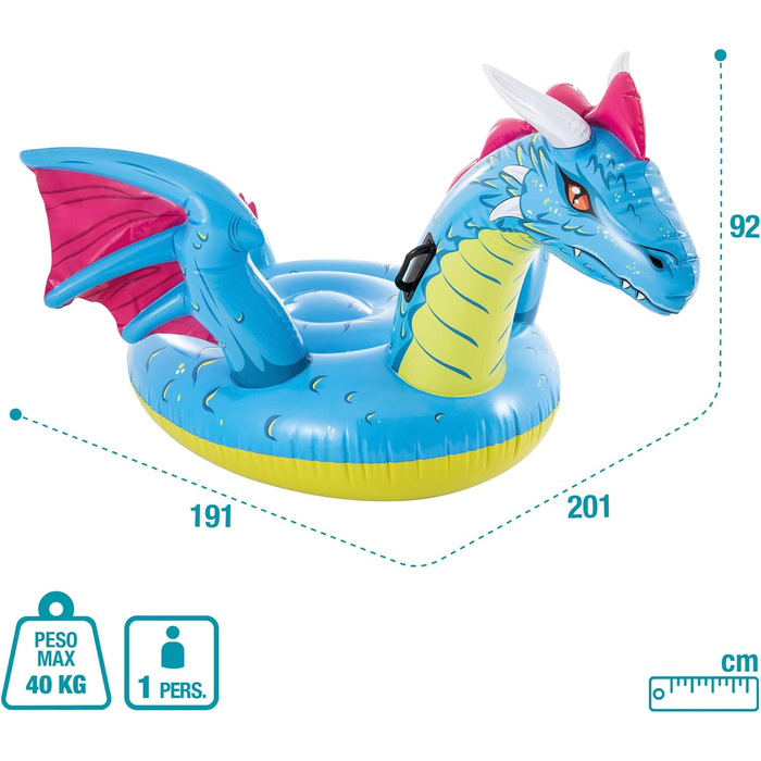Intex Dragon Ride-ON Single, Intex Dragon Ride-ON Single