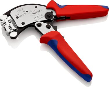 Саморегульовані обтискні кліщі KNIPEX Twistor16 для квадратного обтиску, 97 53 18 SB
