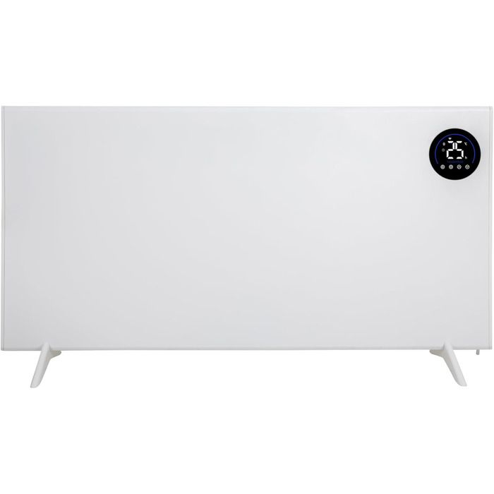 Інфрачервоний обігрівач та конвектор Heidenfeld HF-HP150 1000 Вт для площі до 25 м Гібридне опалення Керування за допомогою застосунку Дистанційне керування Сенсорна панель керування Інфрачервоний обігрівач з термостатом (HF-HP150 1000 Вт)