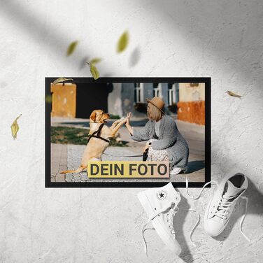 Персоналізований килимок для дверей з фотодизайном - Килимок для внутрішніх та зовнішніх робіт, персоналізований подарунок, 60 x 40 см