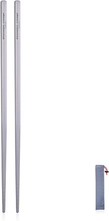 Титанові палички iBasingo Китайські палички для їжі Протиковзкі надлегкі квадратні/круглі палички для їжі Портативні столові прибо