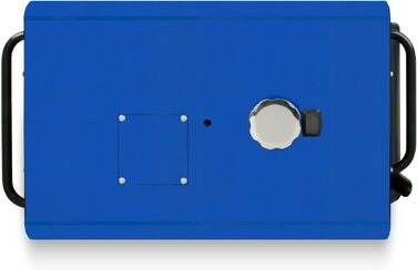 Дизельний аварійний генератор EBERTH потужністю 5000 Вт, дизельний двигун 10 к.с., 4-тактний, електричний запуск, 2 шт. 230 В, 12 В, автоматичний регулятор напруги (AVR), портативний генератор, корпус, ручки, колеса, 1 фаза