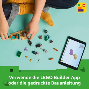 Конструктор LEGO Minecraft 21267, Пустельний Патруль Вілдротників, 105 деталей