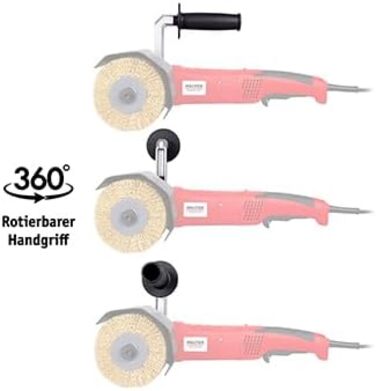 Щіткова шліфувальна машина WALTER 1300 Вт - потужна роликова шліфувальна машина, шліфувальна машина для зовнішніх робіт, сатинувал