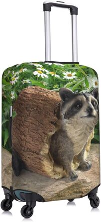 Чохол для валізи Єнот, еластичний захисний чохол від подряпин та пилу, чорний, розмір 90