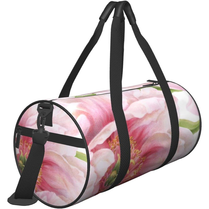 Дорожня сумка-циліндр з квітковим візерунком, спортивна сумка для чоловіків та жінок, сумка-мішок, спортивна сумка