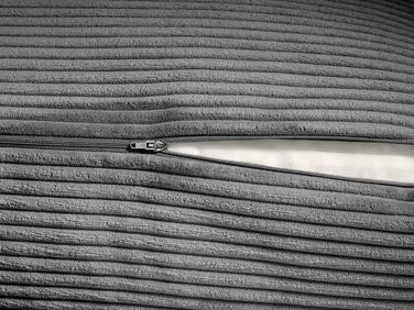 Вельветова подушка для ліжка XDREAM, клиноподібна подушка для ліжка та дивана темно-сірого кольору Стабільна для розмірів подушка для спини та попереку з бічною кишенею Чохол, який можна прати Сертифіковано Oeko-Tex 70 x 40 x 20 см темно-сірого кольору / 