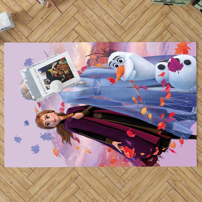 Килимок для дитячої кімнати Disney Frozen 2 килимок для дитячої кімнати Dreamteam 100 см х 133 см нековзний шумопоглинаючий дитячи