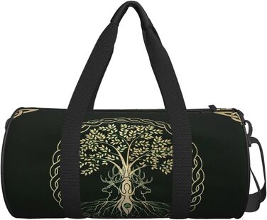 Сумка-мішок у скандинавському стилі з зображенням богині вікінгів, для подорожей, фітнесу та спорту, велика сумка для покупок, дорожня та вихідного дня для чоловіків та жінок