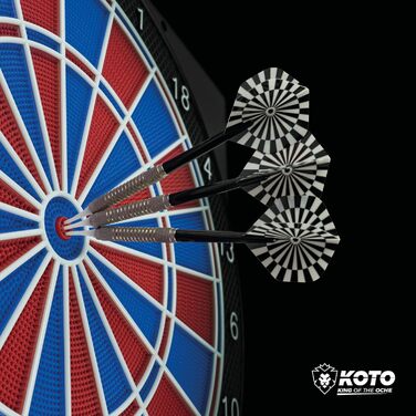 Електронна мішень для дартсу Royal 580, 6 м&39яких дротиків, 36 ігор, понад 580 варіацій, для 1-8 гравців