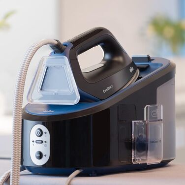 Парова прасувальна станція Braun CareStyle 5 IS 5145 WH - парова праска з підошвою FreeGlide 3D та функцією Eco, 2400 Вт, паровий