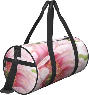 Дорожня сумка-циліндр з квітковим візерунком, спортивна сумка для чоловіків та жінок, сумка-мішок, спортивна сумка