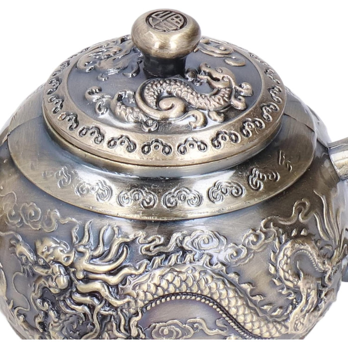 Набір для чаювання Марокканський розкіш у вінтажному стилі вишуканий металевий чайник з рельєфним орнаментом, чашки та блюдця для декору столу