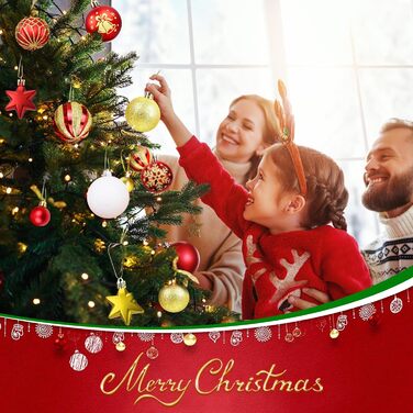 Набір із 40 предметів різдвяних кульок YUEJIDZ