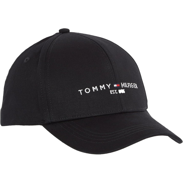 Чоловіча кепка Tommy Hilfiger Th Established Cap Hat один розмір чорний (чорний)