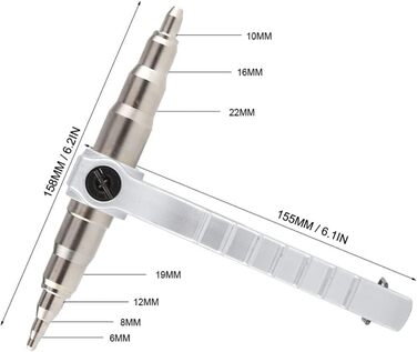 Розширювач мідних труб YUMILI, ручний розширювач з нержавіючої сталі, ручний інструмент для охолодження, ручний інструмент для ремонту мідних труб