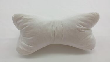 Подушка для читання Biona Celtic Bone/Кістка для читання, велика, 45x25 см Oeko-TEX (бавовна, сірі зірки, зі вставкою)