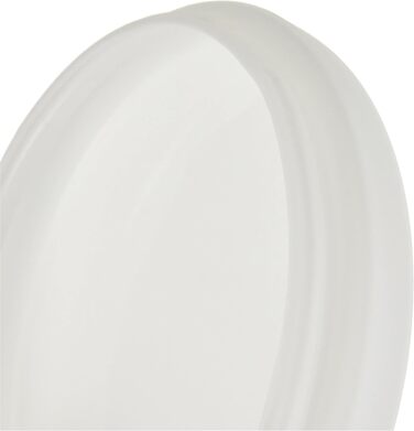 Абажур Westinghouse Lighting 8704040 19,7 см з матового скла, форма барабана, білий, 22,2 x 22,2 x 5 см